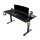 Biurko gamingowe Ultradesk MOMENTUM (Czarne) UDESK-MM-BK